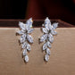 White Beauty Dangler Earrings