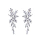 White Beauty Dangler Earrings