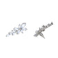 White Beauty Dangler Earrings