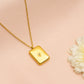 Rectangular Shape Pendant with a Star