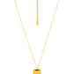 Rectangular Shape Pendant with a Star