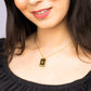 Rectangular Shape Pendant with a Star