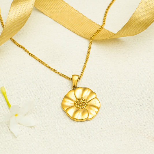Cosmos Flower Pendant