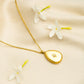 Drop Shape Pendant with a Star