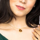 Drop Shape Pendant with a Star