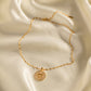 Sun Stone Studded Pendant