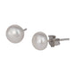 925 Sterling Silver Pearl Studs Combo 6mm and 4mm