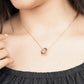 CZ Stone Studded Ring Pendant