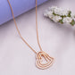 CZ Triple Heart Pendant