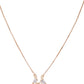 Birds CZ Pendant Necklace
