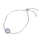 Evil Eye CZ Bracelet (Silver)