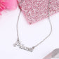 925 Sterling Silver Princess Pendant Necklace