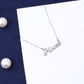 925 Sterling Silver Princess Pendant Necklace