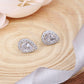 925 Sterling Silver Pear Shape CZ Studs