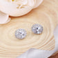925 Sterling Silver Oval CZ Studs