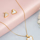 Heart Shape Pendant Set with MOP