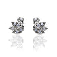 925 Sterling Silver White CZ Studded Swan